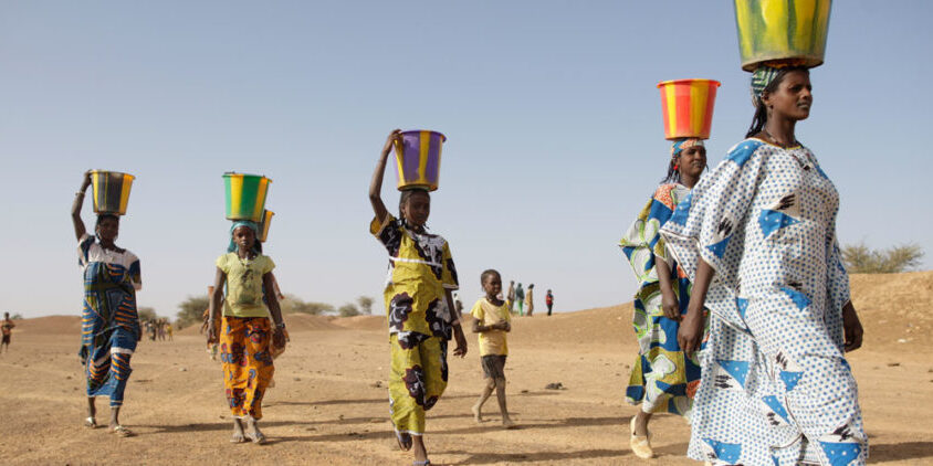Ourare Allaye Temp village in Mondoro region of Mali.